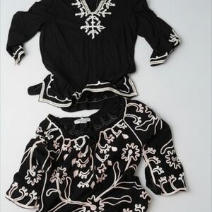 Bundle Lauren Michelle Black and White Embroidered